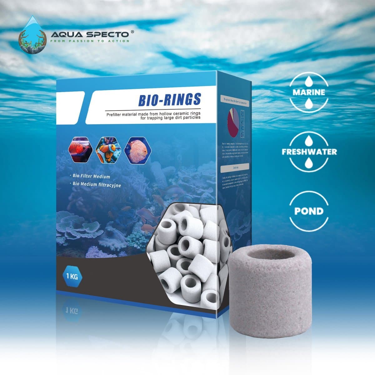 Aqua Specto Bio-Rings 1kg