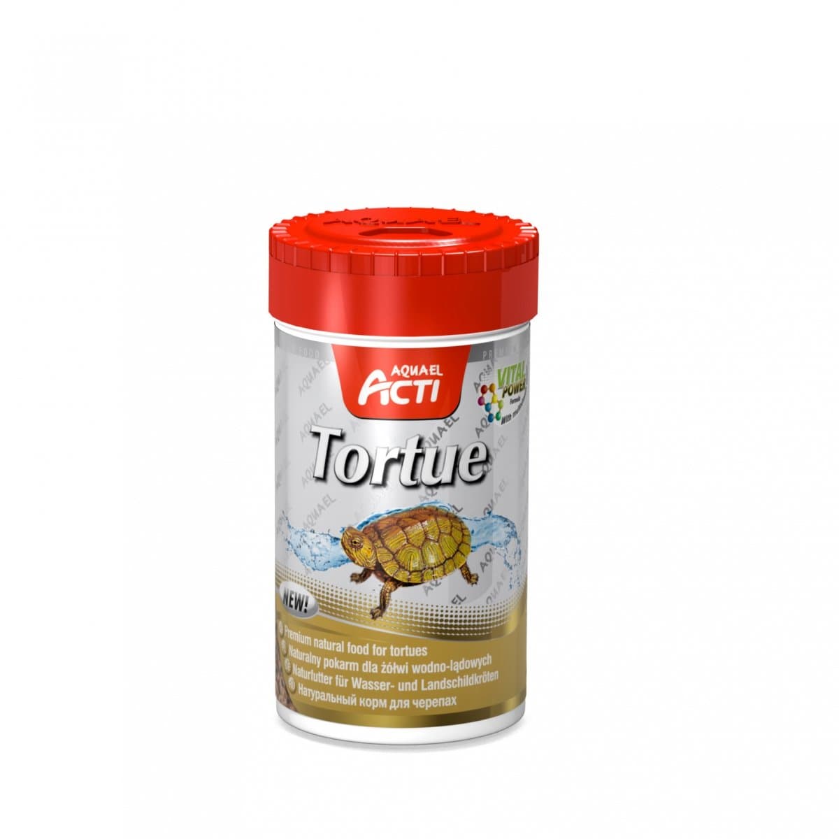 Aquael Acti Tortue 250Ml Dla Zółwi Pelet, Kiełża Zdrojowy