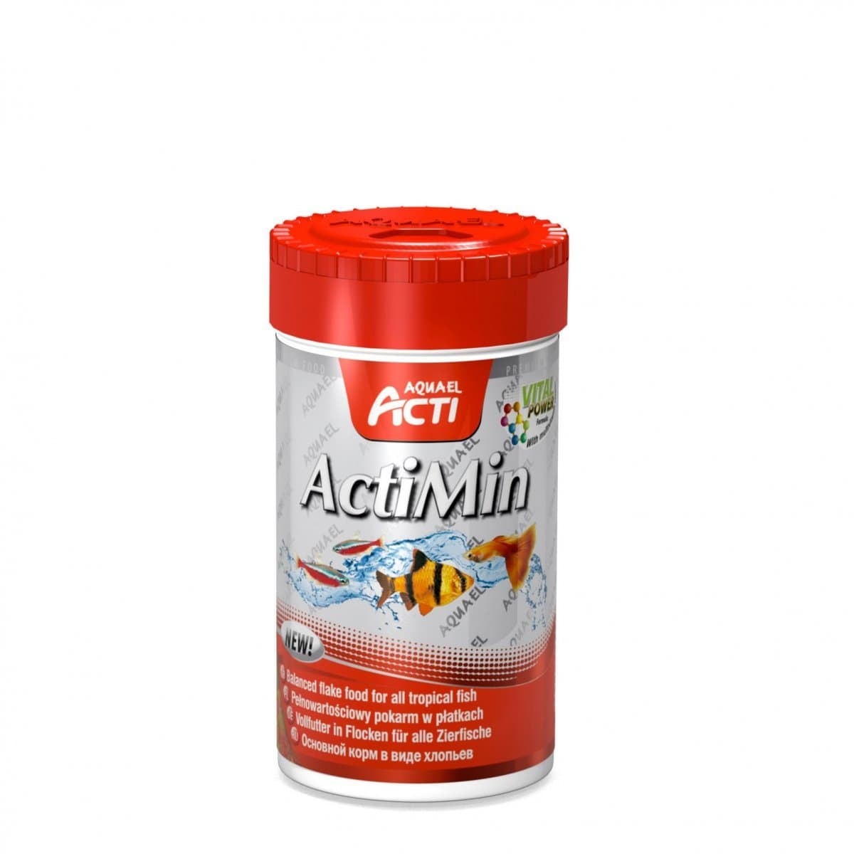 Aquael Actimin Platki Dla Ryb 250Ml