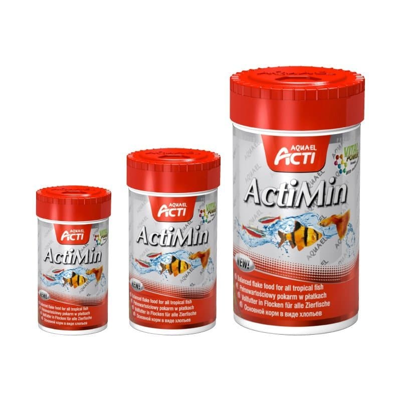 Aquael Actimin Platki Dla Ryb 250Ml